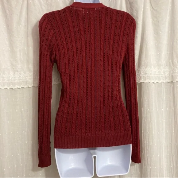 Act III Pointelle Knit Cardigan - Picture 5 of 12